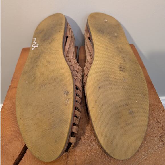 Nisolo Huechera Flats Loafers Leather Western Southwest Coastal Style - Size 10 - Picture 5 of 7